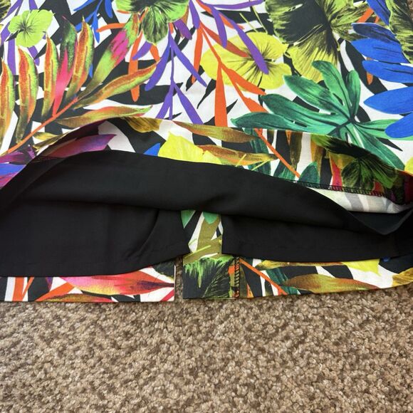 Milly “Liz” Tropical Print Sleeveless Dress Sz 10 $365 Retail EUC - Picture 6 of 11